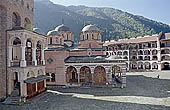 Rila Monastery, the five domed church the Nativity of the Virgin 